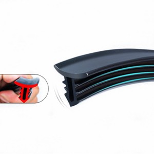 Rubber seal strip for door and window